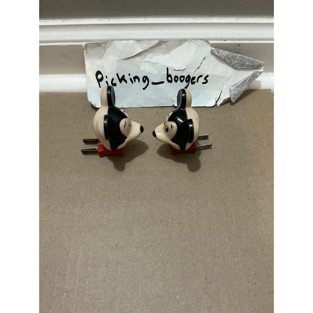 2 Walt Disney Mickey Mouse Vintage Nightlight Works